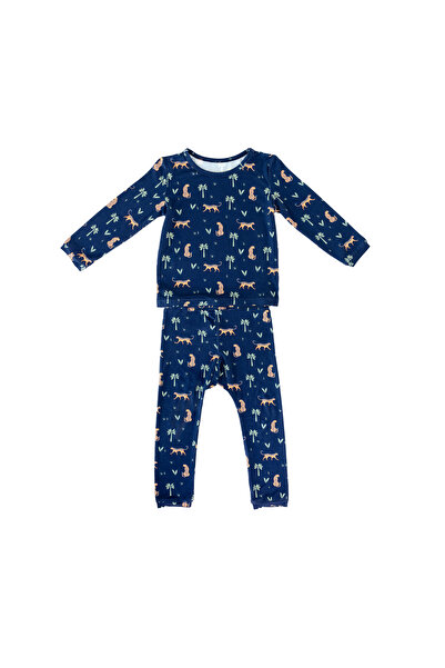 Hushabye Bamboo Pajamas for Kids in Arabian Leopard