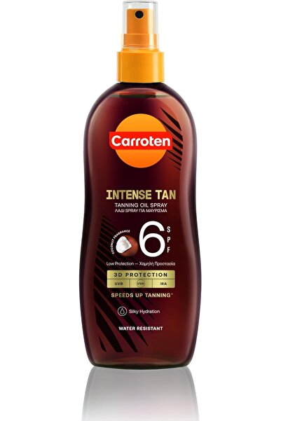 Carroten زيت تسمير البشرة المكثف بعامل حماية من الشمس 6 - 200 مل | يُسرّع عمل...