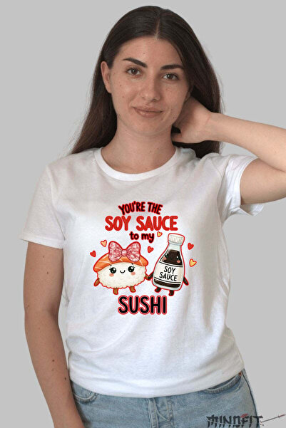 GILDAN Tricou Valentine S Day Cuplu Tu Esti Sosul De Soia Pentru Sushi Ul Meu...