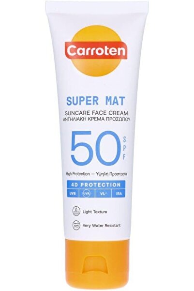Carroten كريم الوجه الواقي من الشمس سوبر مات بعامل حماية 50 - 50 مل | لمسة نه...