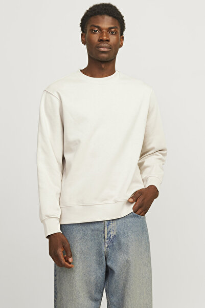 Jack & Jones Jednobojni džemper - Džemper sa okruglim izrezom