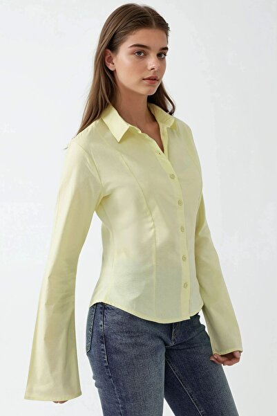 Hiccup قميص بأكمام طويلة وقصة ضيقة