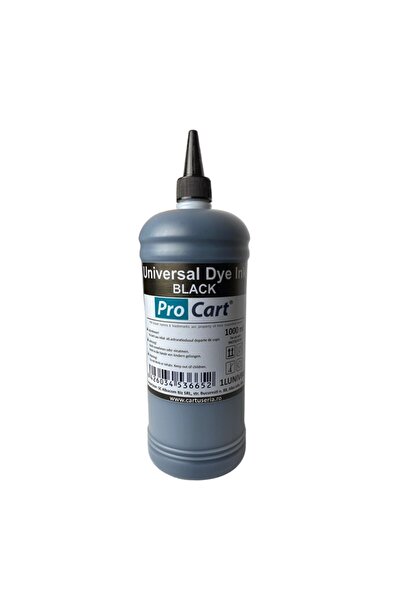 PROCART Universal Dye Black Ink, 1 Liter, for HP Canon Epson Brother