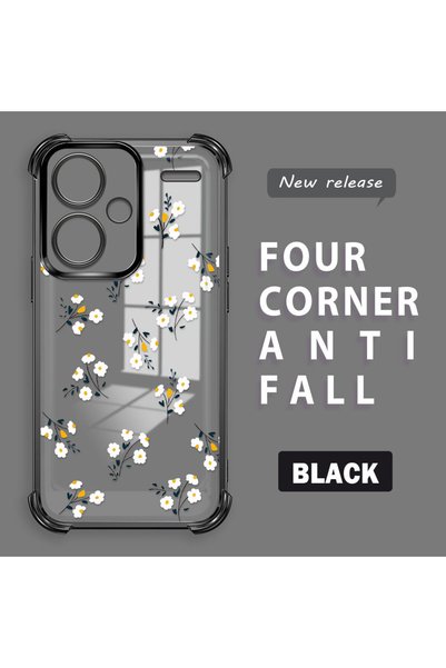 Hontinga Redmi Note 13 Pro Plus 5g Compatible Camera Protected Transparent So...