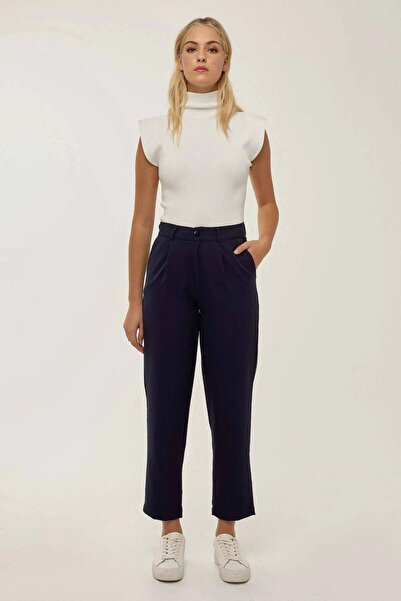 Hiccup High-waisted, pleated, tapered pants