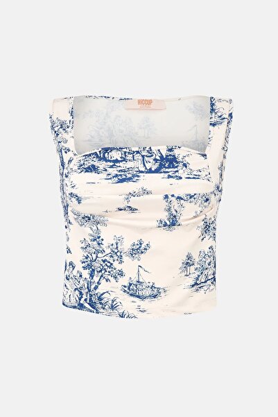 Hiccup Patterned Tank Top