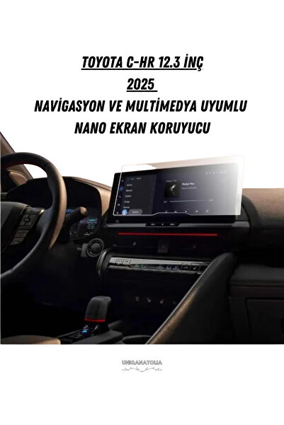 UniqAnatolia Toyota Chr 2025 Navigation and Multimedia Compatible Nano Screen...