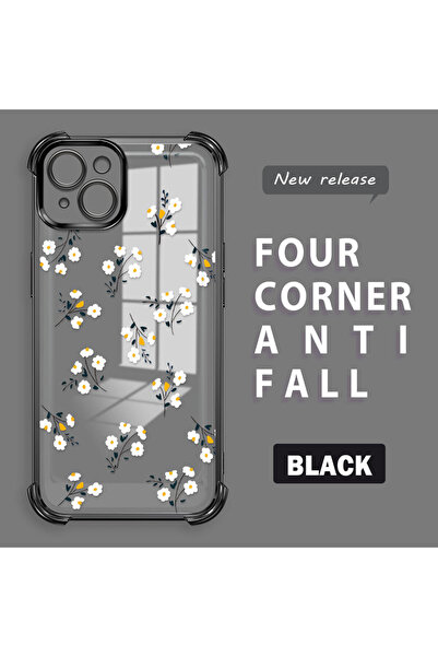 Hontinga iPhone 14 Plus Compatible Camera Protected Transparent Soft Silicone...