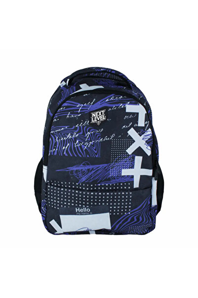 Next Level 2 ghiozdane școlare, colecția Hello, 48x33x20cm