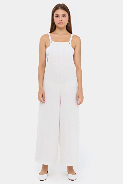 Hiccup Button-front jumpsuit with a loose fit