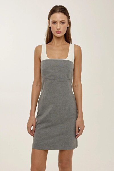 Hiccup Mini dress with square collar