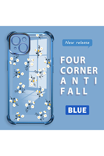 Hontinga iPhone 14 Plus Compatible Camera Protected Transparent Soft Silicone...