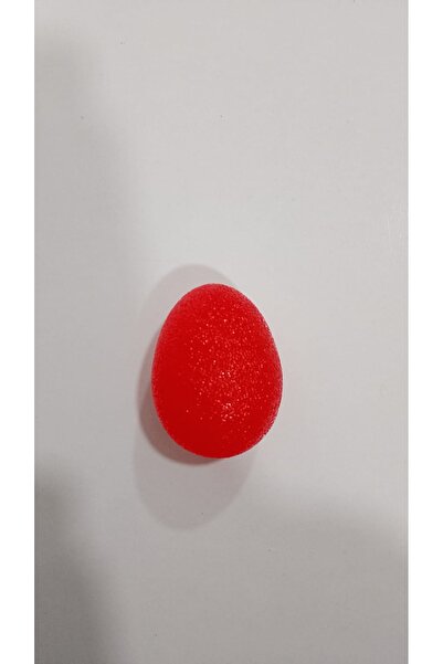 ABC Silikon stres topu el egzersiz bilek ve parmak güçlendirici kırmızı