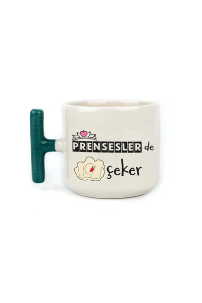 Kırtasiye Ofisi Princesses De Nah Çeker Green Handle t Humorous Gift Cup Mug ...