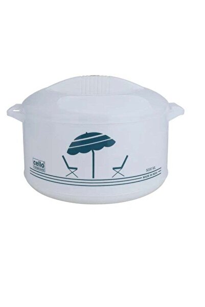 Generic Plastic Food Container, 5 Liters - White