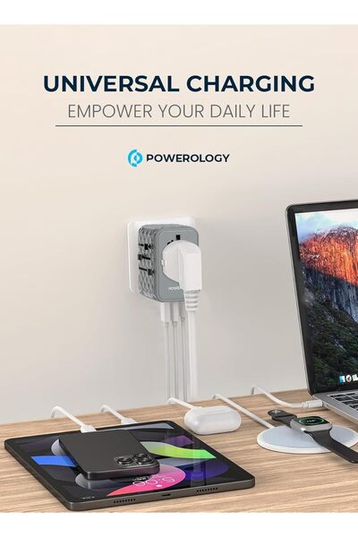 Powerology Universal Adapter (65W)