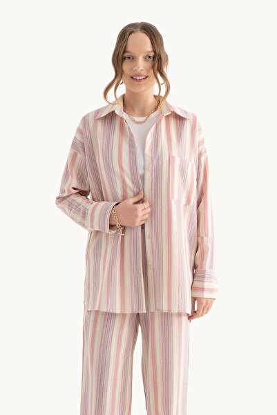 Hiccup Oversized striped shirt