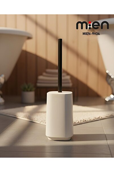 MİEN Cream Square Acrylic Toilet Brush