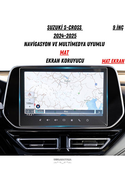 UniqAnatolia Suzuki S-Cross 2025 Navigation and Multimedia Compatible Matte S...
