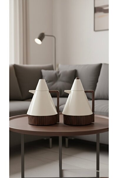 Generic A stylish and modern 1-liter tea and coffee thermos set