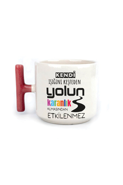 Kırtasiye Ofisi Exploring Your Own Light Red Handle t Motivational Gift Cup M...