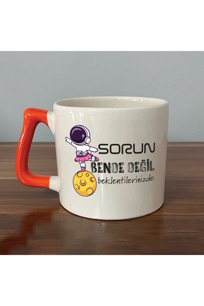 Kırtasiye Ofisi It's Not My Problem, It's in Your Expectations - Orange Handl...