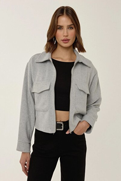 Hiccup Jacket with zipper and shirt collar