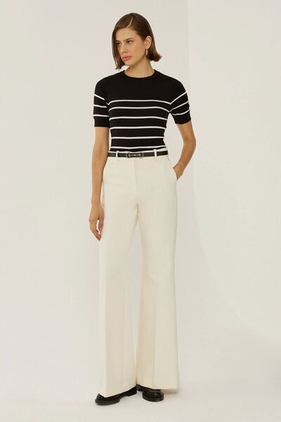 Hiccup Striped Crew Neck Sweater