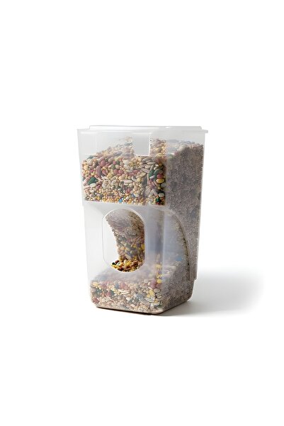 OEM Hranitoare pentru porumbei transparenta cu 1 compartiment