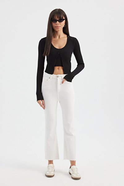 Hiccup Set Twin: Cardigan tricotat cu decolteu în V, mânecă lungă, detaliu cu...