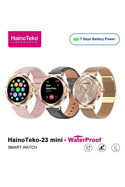 haino teko germany Waterproof smartwatch with ultra-slim AMOLED display, 3 pa...