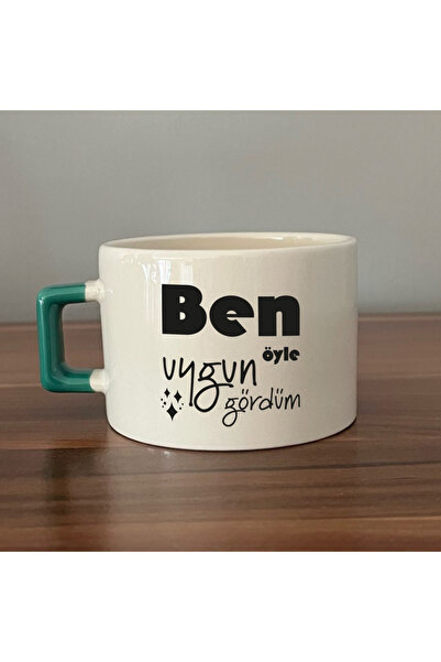 Kırtasiye Ofisi That's How I Saw It Green Handle Square Laf Push-Pull Gift Cu...