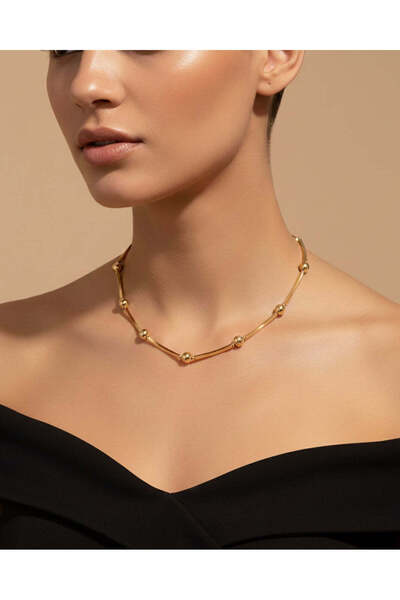 REDTAG قلادة نسائية مزينة بالذهب