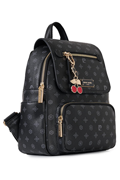 Pierre Cardin Black Women's Backpack Model Code: (05Pc25K10356Mn S)