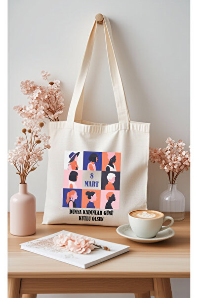 aprendi dünyanı ve kendini koru,ham bez kullan Dünya Kadınlar Günü Özel Tasar...