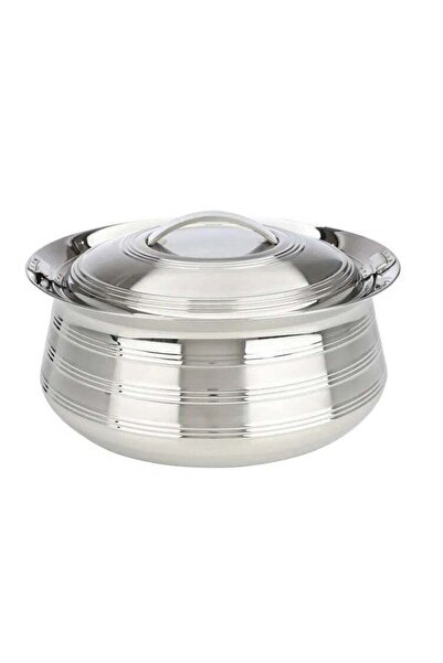 Generic Maxima Steel Maxima food container, 5 litres, round - silver