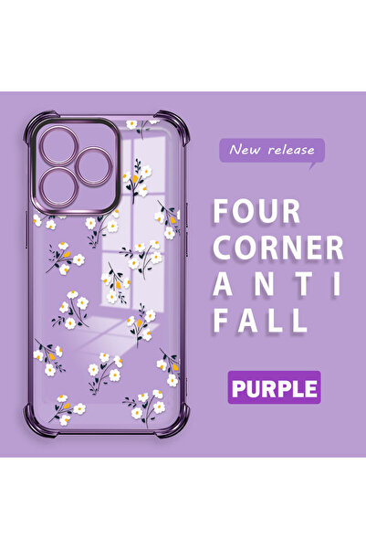 Hontinga Realme Note 50 Compatible Camera Protected Transparent Soft Silicone...