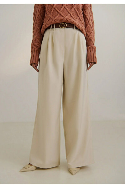 GUIDO MARIA KRETSCHMER Felicia Cream Flared Pants –