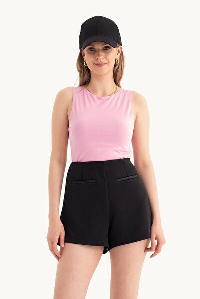 Hiccup Кроп-топ з розрізом і коміром-стійкою