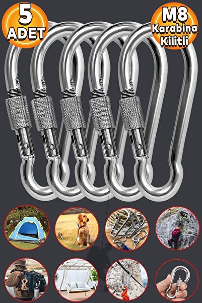 Karabina 8MM KİLİTLİ 5 ADET