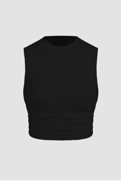 Hiccup Απλή λεπτομερής τσαλακωμένη μπλούζα