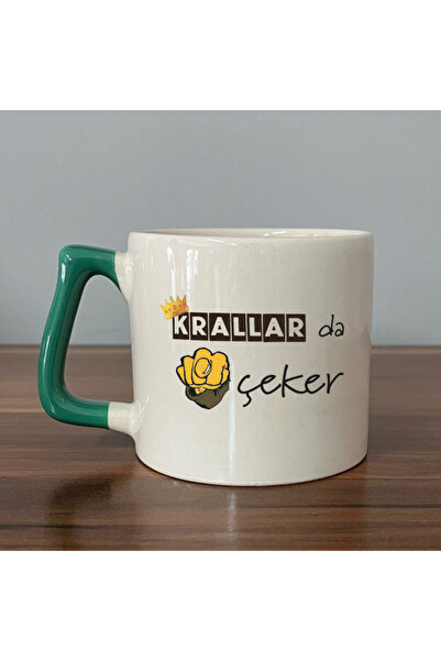 Kırtasiye Ofisi Kings Come Near Me Green Handle Prime Humorous Gift Cup Mug C...