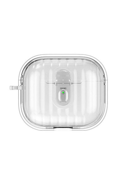 teknocep store powered by حافظة Air-Pods 4 ذات حواف ملونة وشفافة من السيليكون...