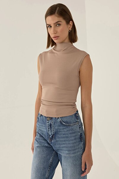 Hiccup Μισό μπλουζάκι με λεπτομέρεια με κορδόνι