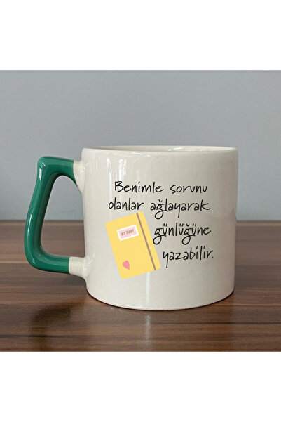 Kırtasiye Ofisi Those Who Have Trouble with Me Cry Green Handed Prime Laf Sla...