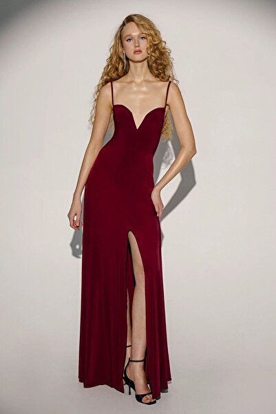 Hiccup Maxi dress with V-neck and Slit