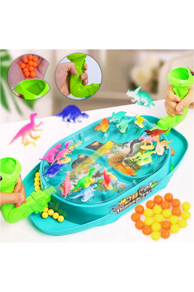 woopie Joc de Îndemânare Bătălia Dinozaurilor – Set Interactiv cu Catapulte, ...