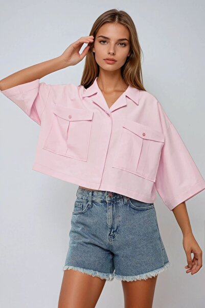 Hiccup Κοντό πουκάμισο με τσέπη φακέλου