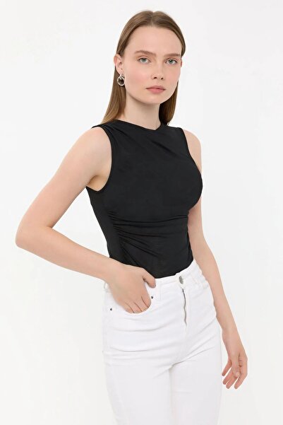 Hiccup Bluză fără mâneci cu guler rotund