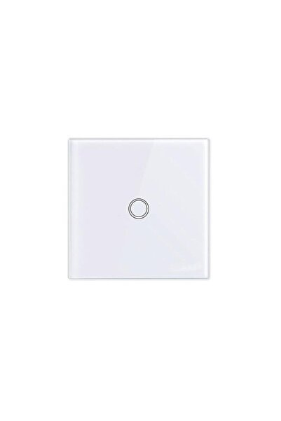 MasterLED Comutator tactil RF cu panou tactil din sticlă, telecomandă, alb